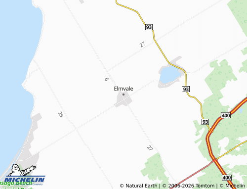 Kaart MICHELIN Elmvale - ViaMichelin