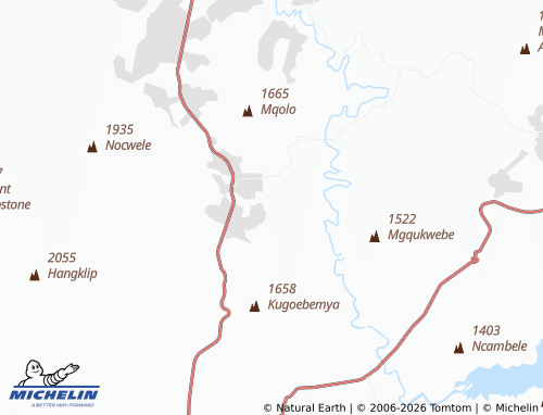 MICHELIN-Landkarte Qoqodala - ViaMichelin