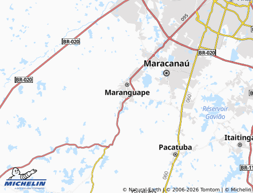 MICHELIN Parque Iracema map - ViaMichelin
