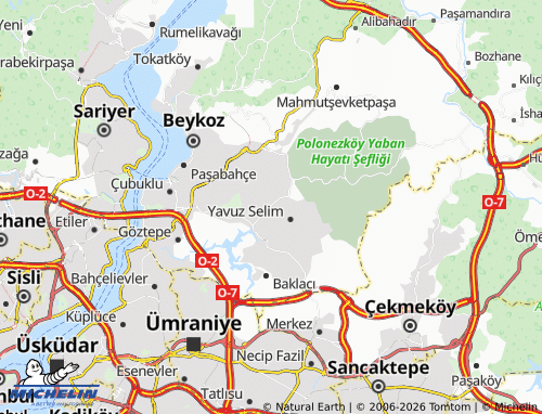 MICHELIN Çengeldere map - ViaMichelin