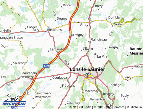 MICHELIN-Landkarte Saint-Didier - ViaMichelin