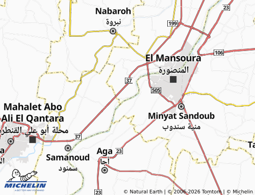 Mappa MICHELIN Meet Nabit - ViaMichelin