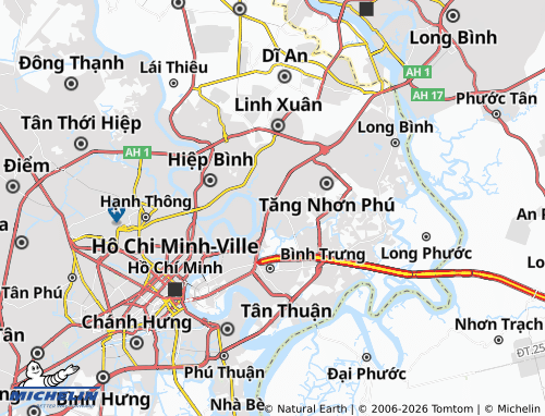 Mappa MICHELIN Phước Long A - ViaMichelin