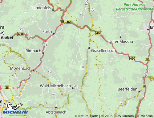 MICHELIN Unter-Scharbach map - ViaMichelin