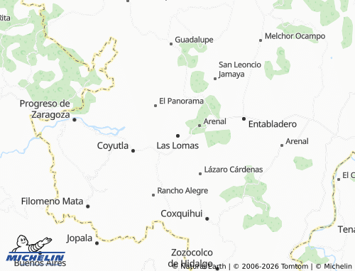 Mappa MICHELIN Las Lomas - ViaMichelin