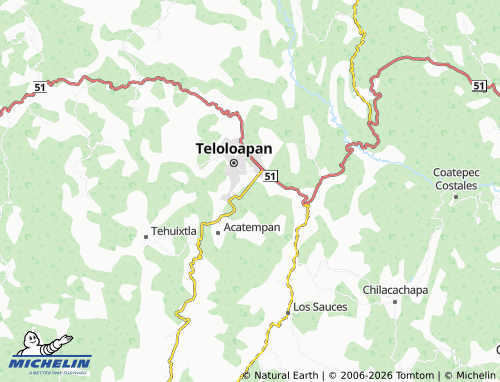 MICHELIN Progreso Linda Vista map - ViaMichelin