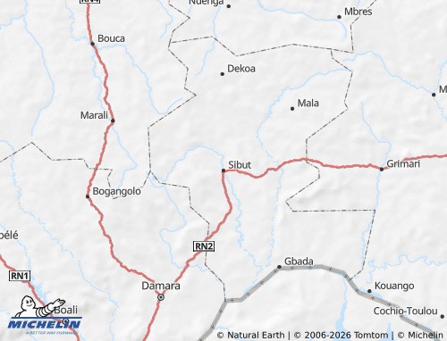 MICHELIN Kémo map - ViaMichelin