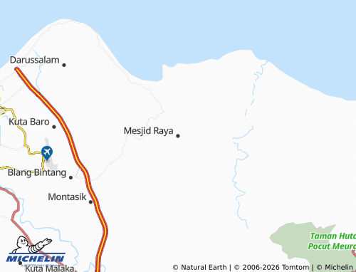 Mappa MICHELIN Mesjid Raya - ViaMichelin
