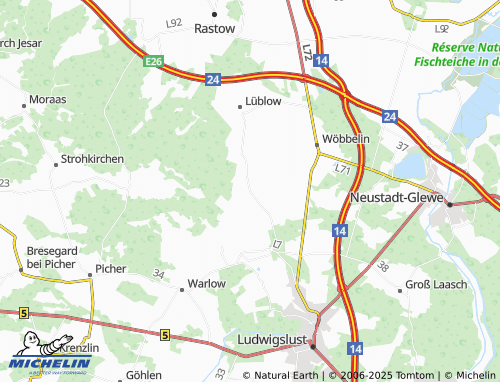 Mappa MICHELIN Neu Lüblow - ViaMichelin