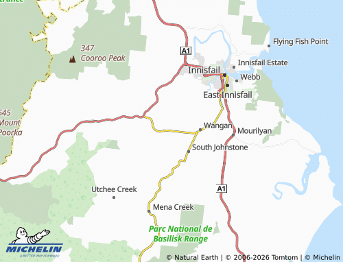 Mapa MICHELIN Currajah - ViaMichelin