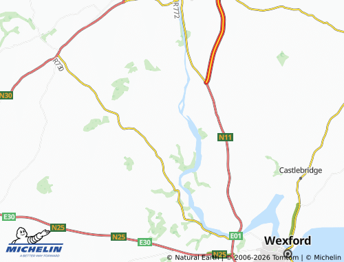 Mapa MICHELIN Ballyhogue - ViaMichelin