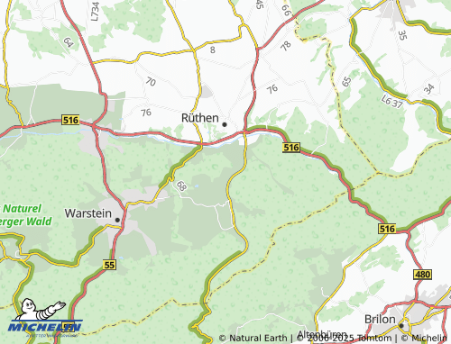 MICHELIN Frankenberg map - ViaMichelin