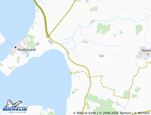 MICHELIN Gedsted map - ViaMichelin