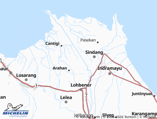 Carte MICHELIN Panyingkiran Lor - ViaMichelin