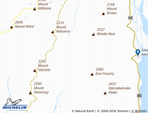 Mapa MICHELIN Dobson Valley - ViaMichelin