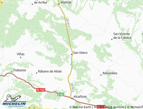 MICHELIN San Vitero map - ViaMichelin