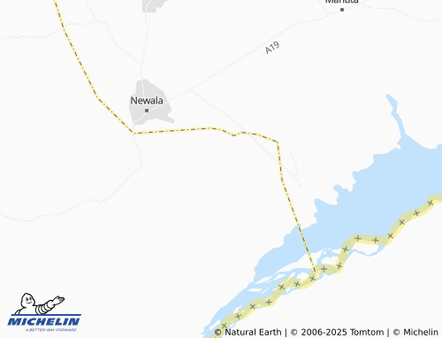 MICHELIN Nangaruwe map - ViaMichelin