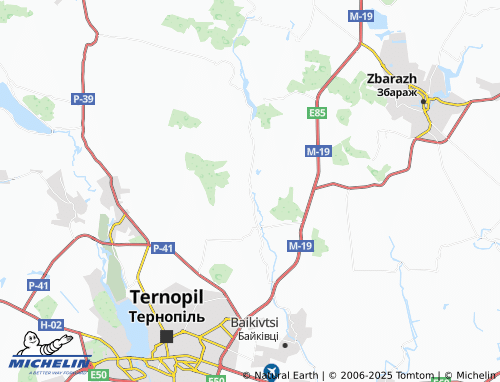 MICHELIN Kurnyky map - ViaMichelin