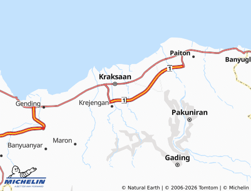 MICHELIN Widoro map - ViaMichelin
