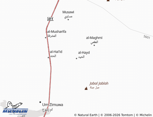Carte MICHELIN al-Hayd - ViaMichelin