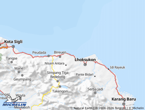 Mapa MICHELIN Lhokseumawe - ViaMichelin
