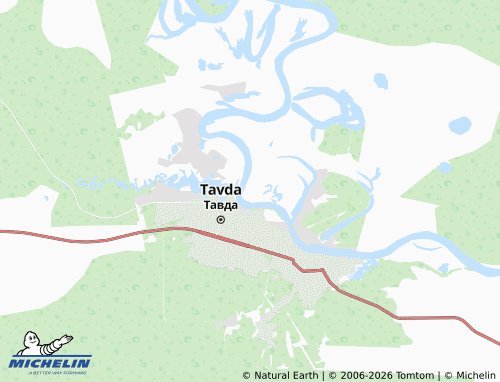 MICHELIN-Landkarte Indra - ViaMichelin