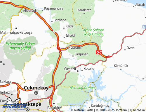 MICHELIN Sırapınar map - ViaMichelin