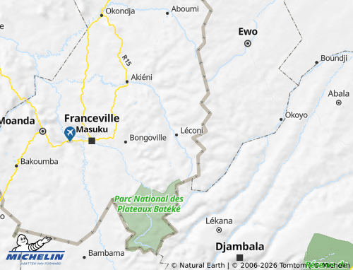 MICHELIN Plateaux map - ViaMichelin