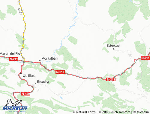 Mappa MICHELIN Torre de las Arcas - ViaMichelin