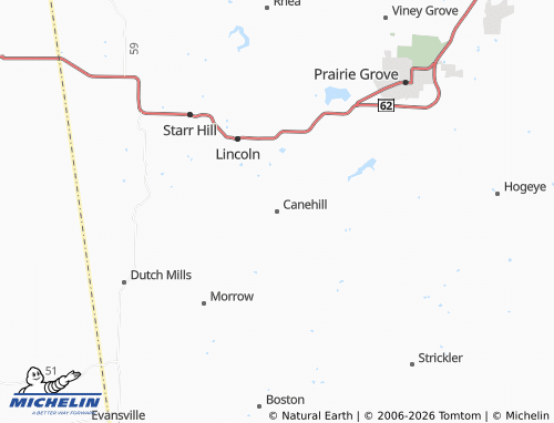 Mappa MICHELIN Canehill - ViaMichelin