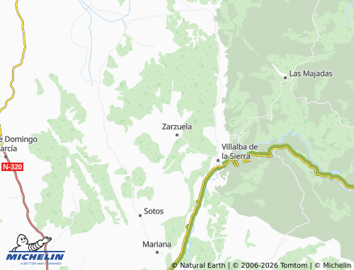 Carte MICHELIN Zarzuela - ViaMichelin