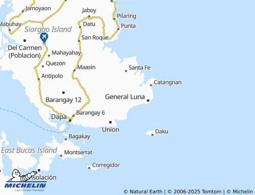 MICHELIN Malinao map - ViaMichelin