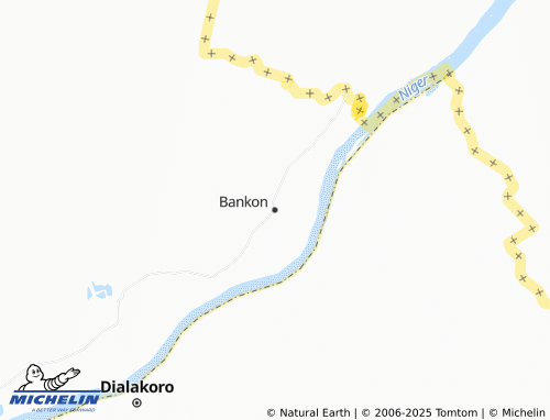 MICHELIN Bankon map - ViaMichelin
