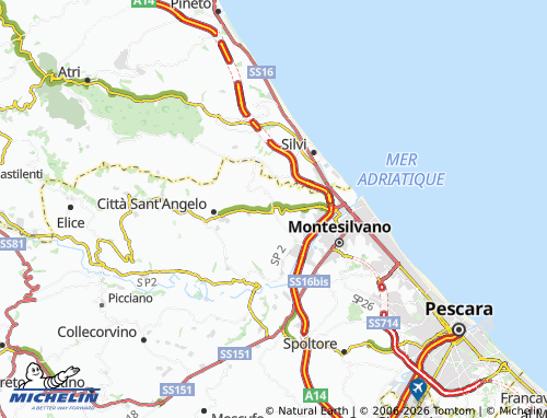 Mapa MICHELIN Madonna della Pace - ViaMichelin