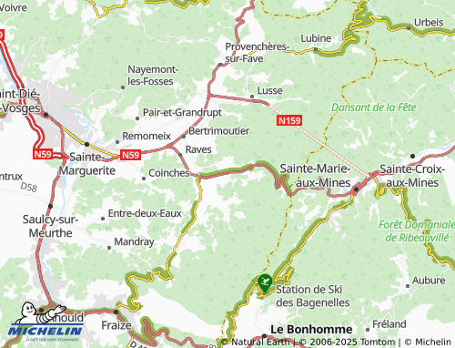 Carte MICHELIN Gemaingoutte - ViaMichelin