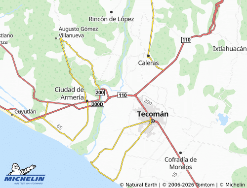 MICHELIN Colonia Bayardo map - ViaMichelin