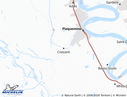 Mappa MICHELIN Crescent - ViaMichelin