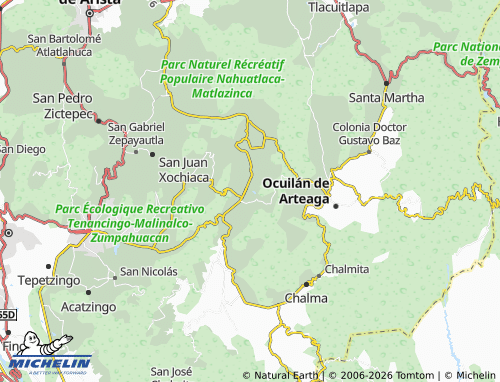 Mapa MICHELIN Club de Golf de Malinalco - ViaMichelin