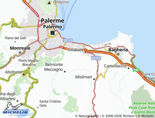 MICHELIN Croce Verde map - ViaMichelin