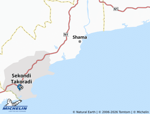 Mappa MICHELIN Aboadze - ViaMichelin