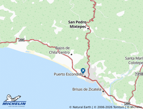 Kaart MICHELIN Bajos de Chila Centro - ViaMichelin