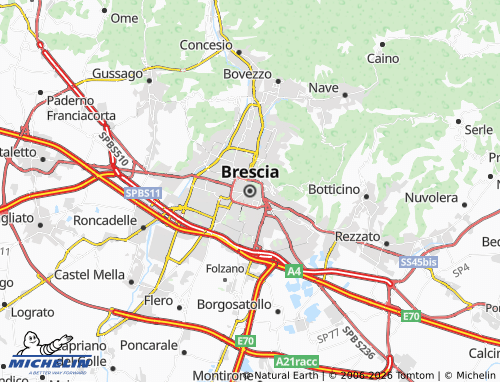 MICHELIN-Landkarte Brescia - ViaMichelin