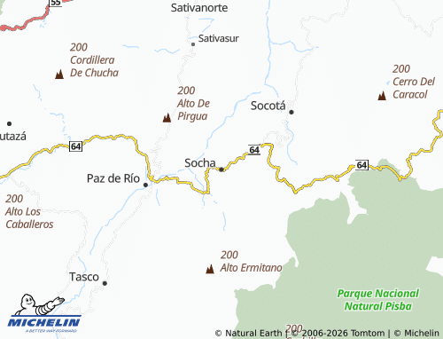 Mappa MICHELIN Socha - ViaMichelin