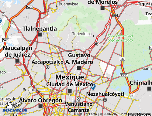 Mapa MICHELIN Vistas de Acueducto - ViaMichelin
