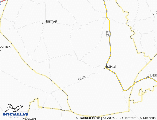 MICHELIN Büyük Şekerler Yaylası map - ViaMichelin