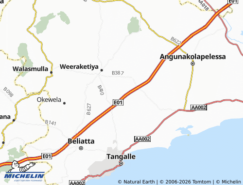 Mapa MICHELIN Bedigama East - ViaMichelin