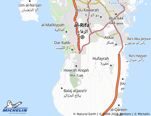 Mapa MICHELIN al-Zilaq - ViaMichelin