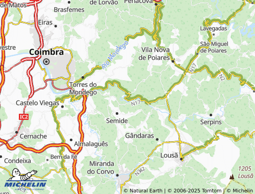 MICHELIN-Landkarte Caneiro - ViaMichelin