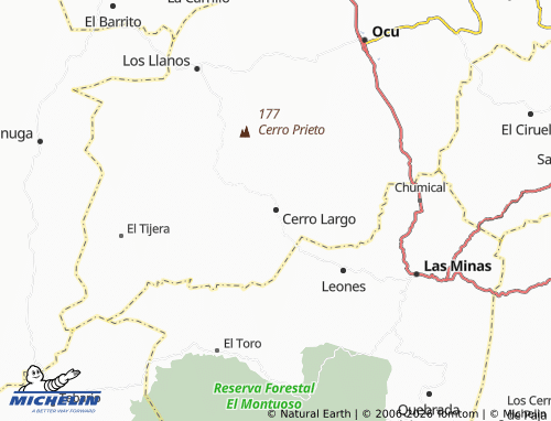 Mappa MICHELIN Cerro Largo - ViaMichelin