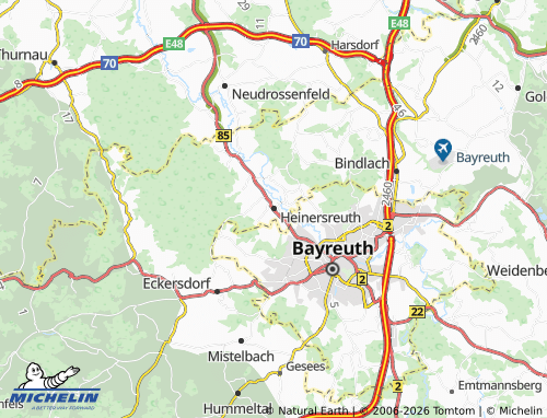 MICHELIN Heinersreuth map - ViaMichelin